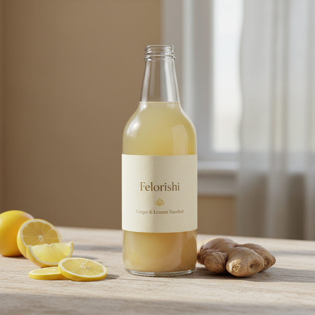 Ginger–Lemon Sherbet Base